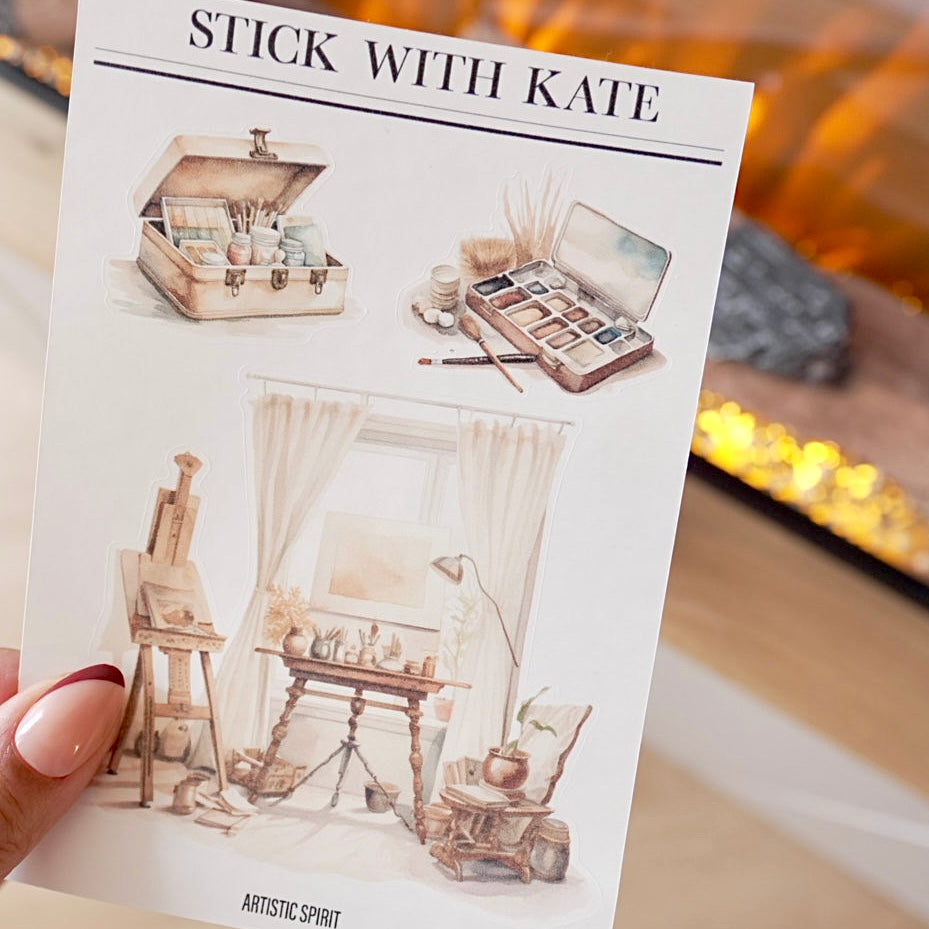 Artistic Spirit Coverpage | sticker sheet
