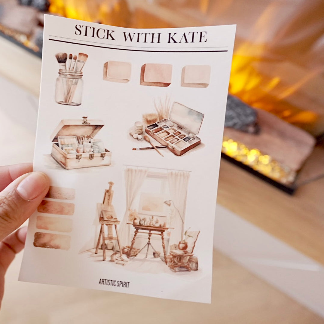 Artistic Spirit sticker set | 2pc set