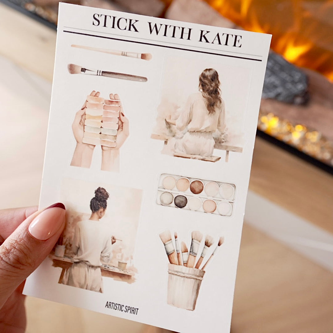Artistic Spirit sticker set | 2pc set
