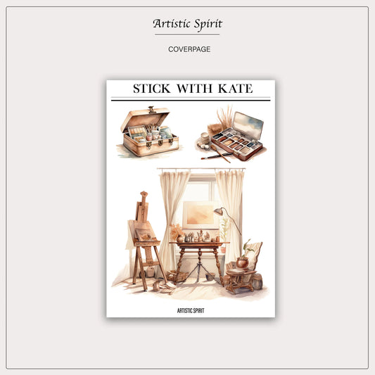 Artistic Spirit Coverpage | sticker sheet