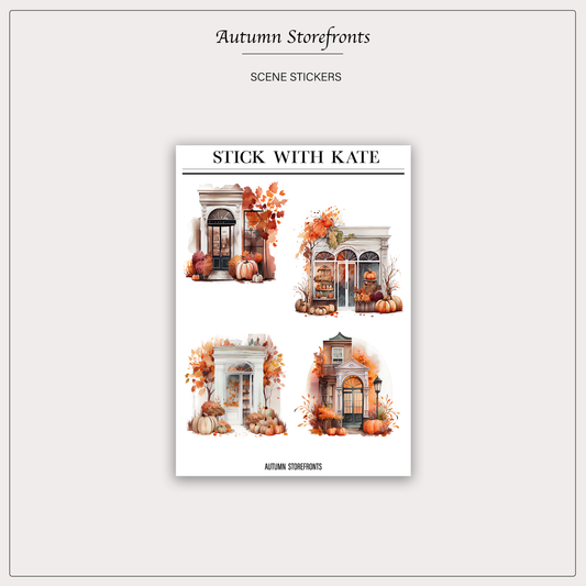 Autumn Storefronts - Deco Stickers