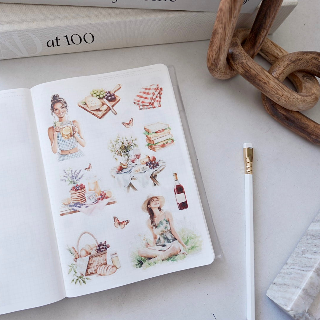 Bloom & Brunch – 2pc sticker set