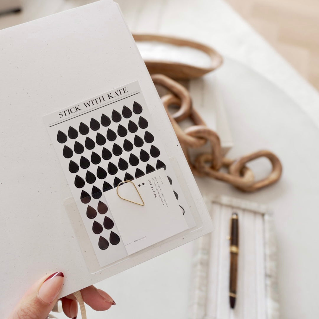 Adhesive Sticker Pocket | Credit Card Size Planner Pocket