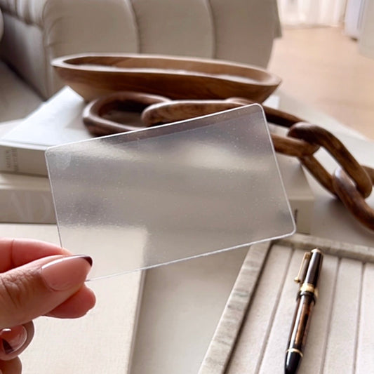Adhesive Sticker Pocket | Credit Card Size Planner Pocket