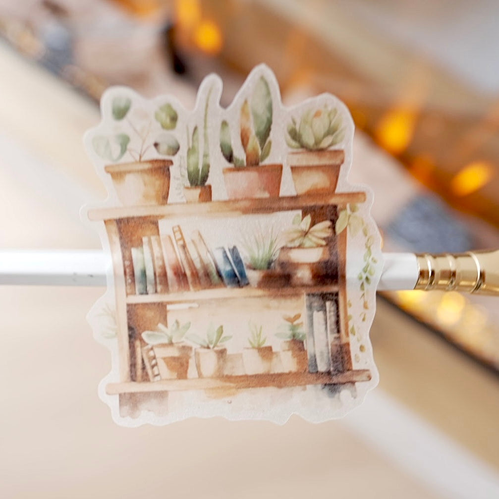 Cozy Reader – Scene 1.0 sticker sheet