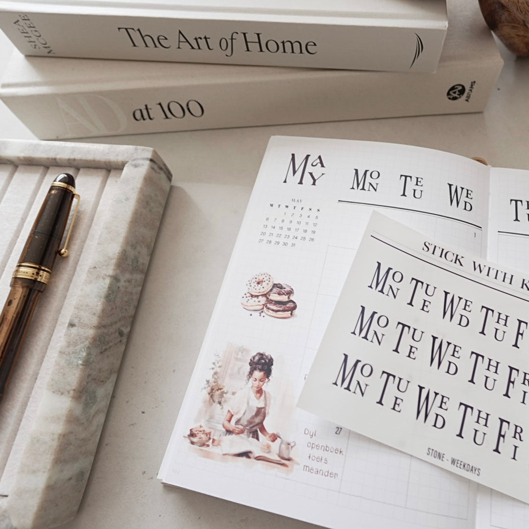 The Chronicle weekdays – functional sticker sheet