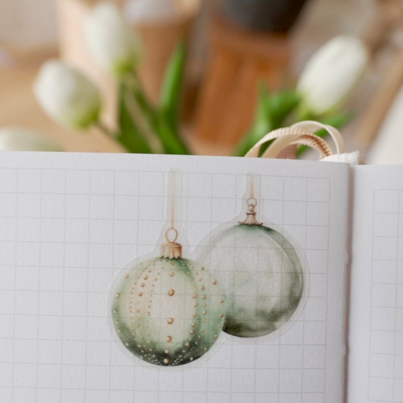 Bauble Green - Sticker Sheet