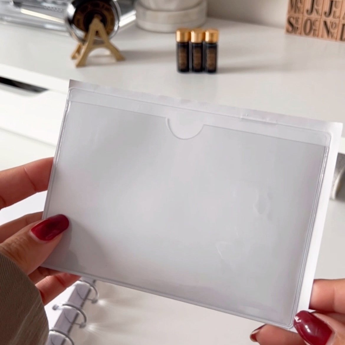 Clear Adhesive Pocket - 130mm x 90mm