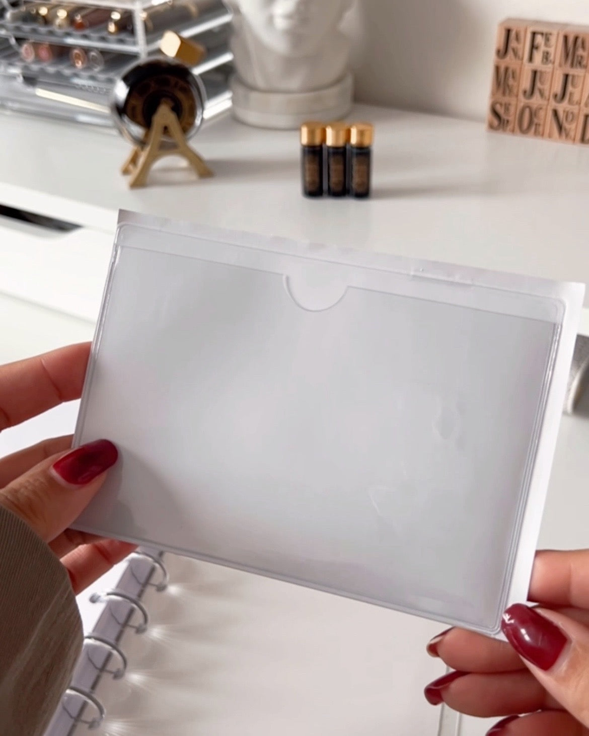 Clear Adhesive Pocket - 130mm x 90mm