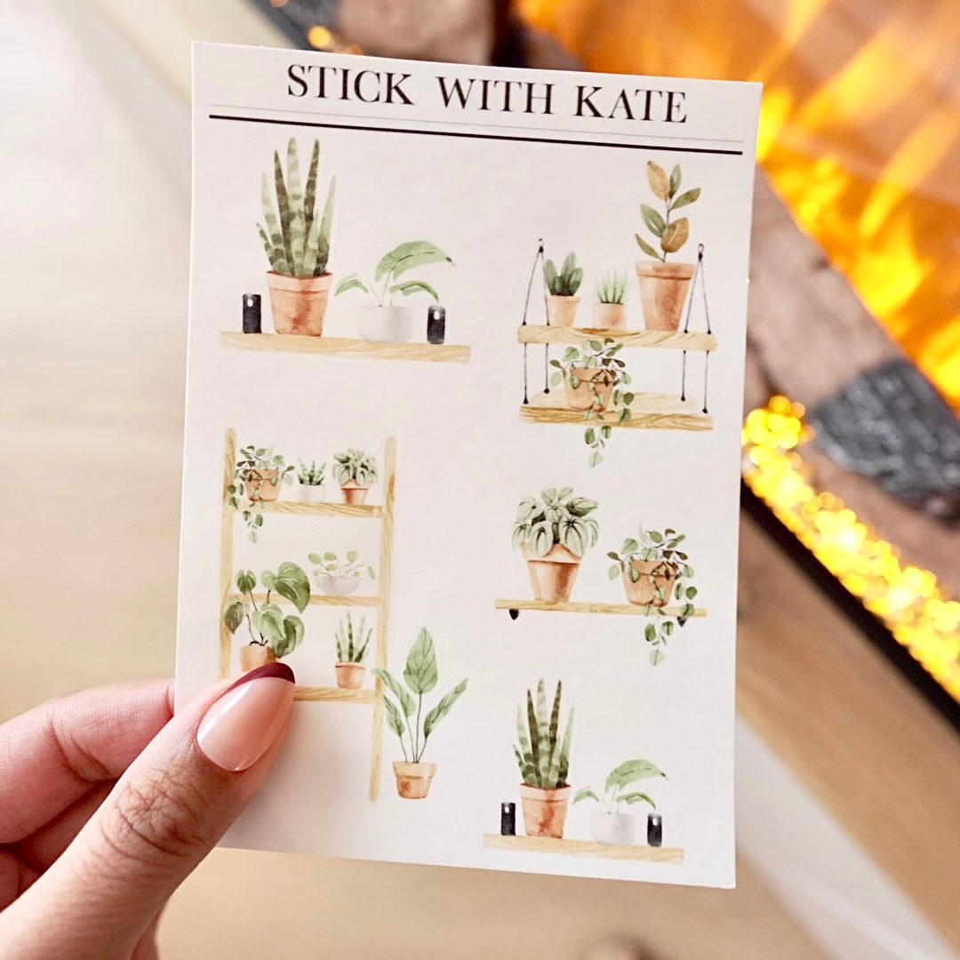 Houseplant Compositions – sticker sheet