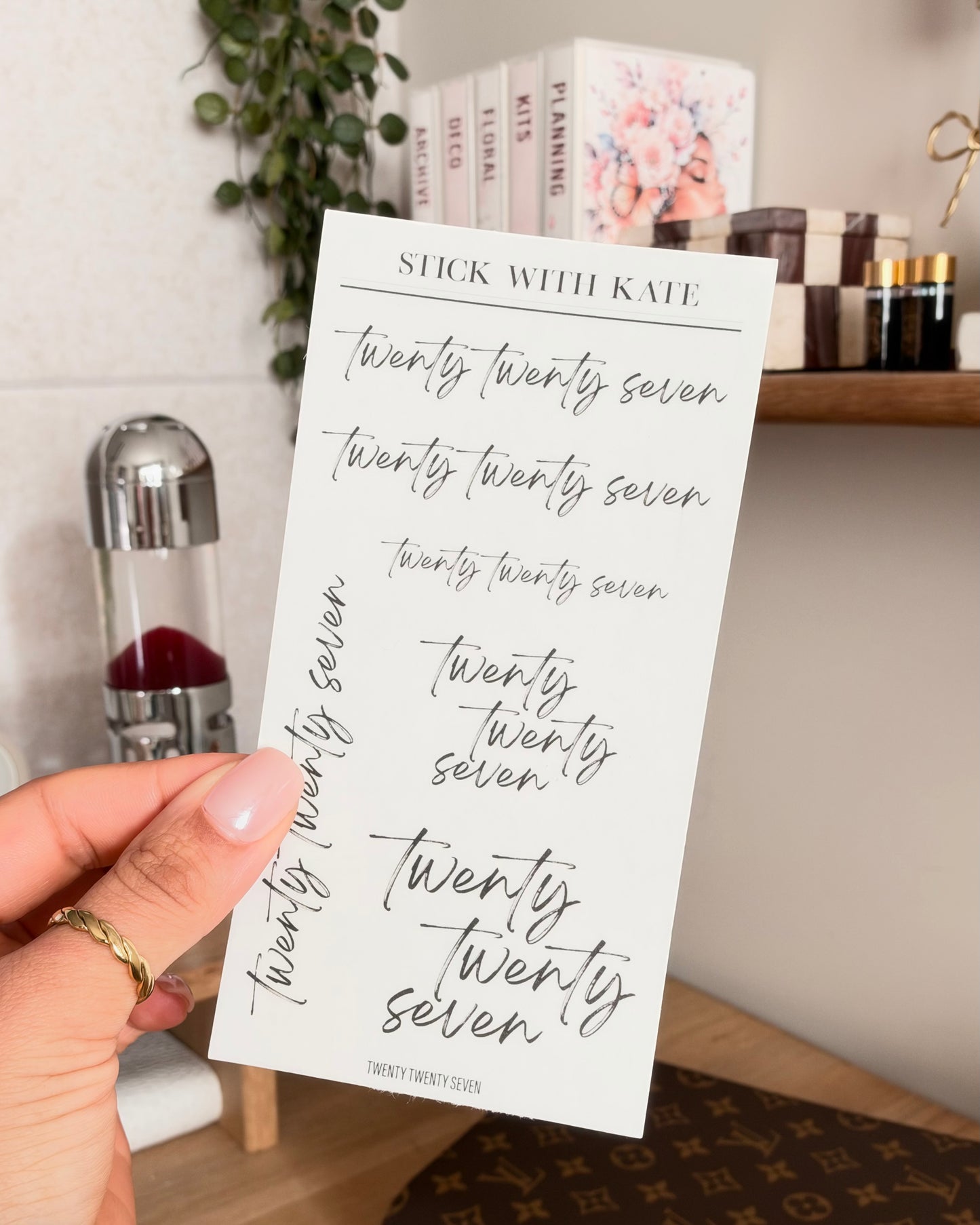 Twenty Twenty Seven - Functional Stickers (SET of 2)