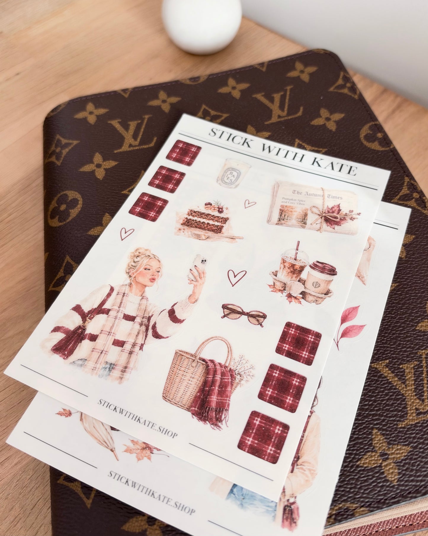 Parkside Romance Journaling Kit | 4 Sticker Sheets