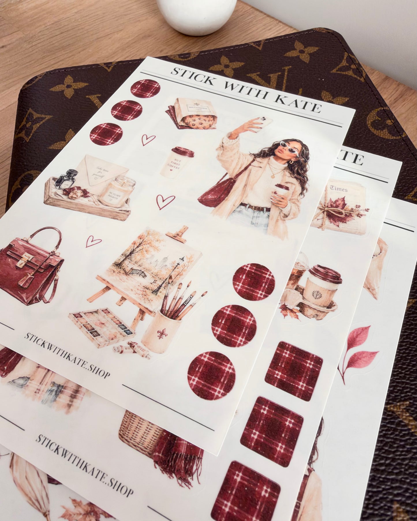 Parkside Romance Journaling Kit | 4 Sticker Sheets