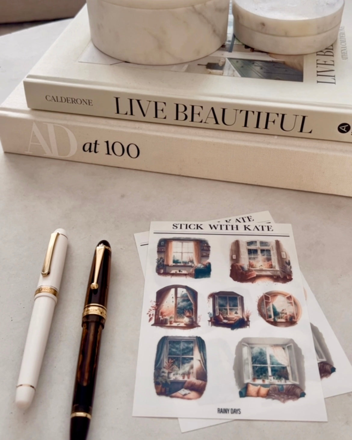 Rainy Days - Serene Scene Stickers