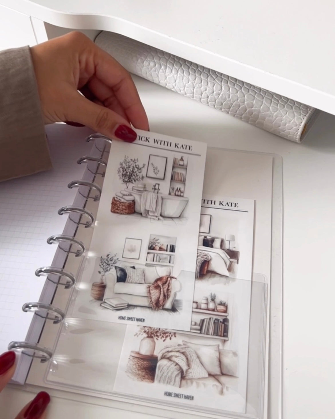 Clear Adhesive Pocket - 130mm x 90mm