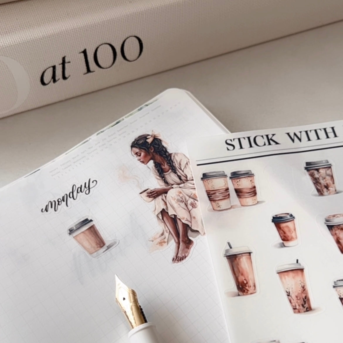 Coffee Cups | Deco Sticker Sheet