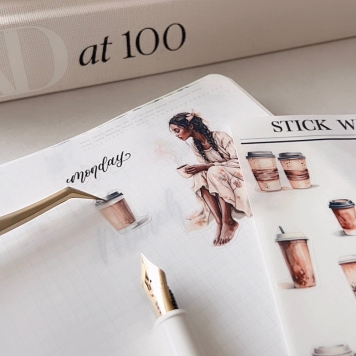 Coffee Cups | Deco Sticker Sheet