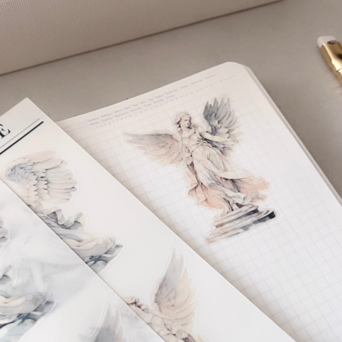 Reign Statues | Deco Sticker Sheet