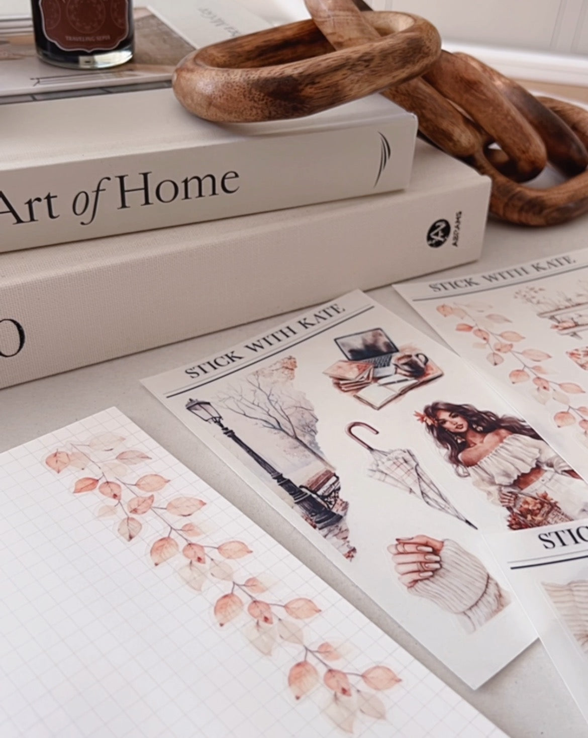 September End Journaling Kit | Set of 6 Sticker Sheets