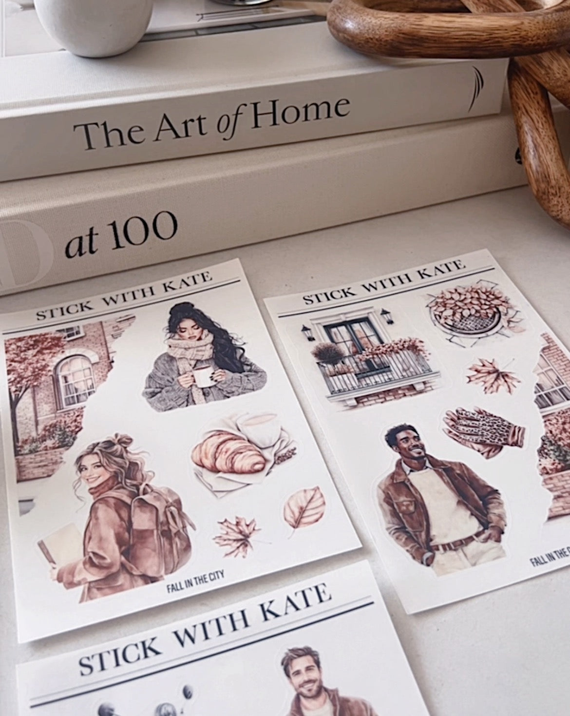 Fall in the City Journaling Sticker Kit | Set of 4 Sticker Sheets