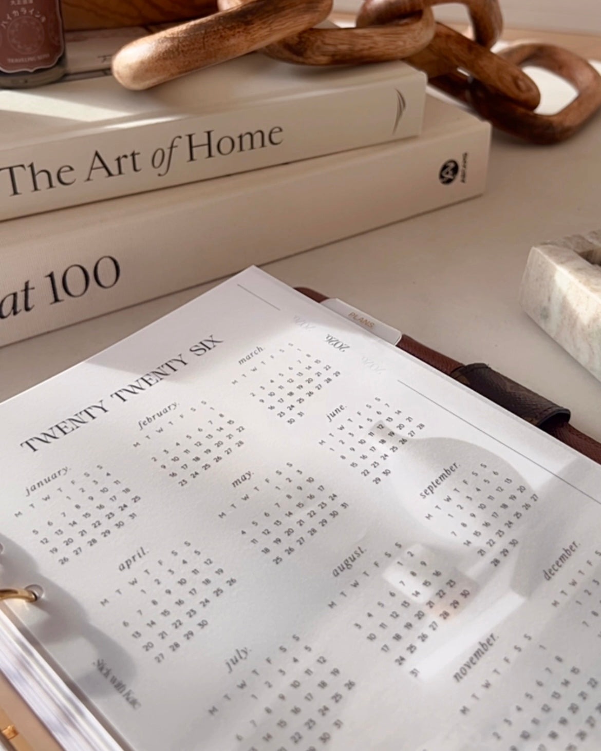 2026 Year at a Glance Dashboard