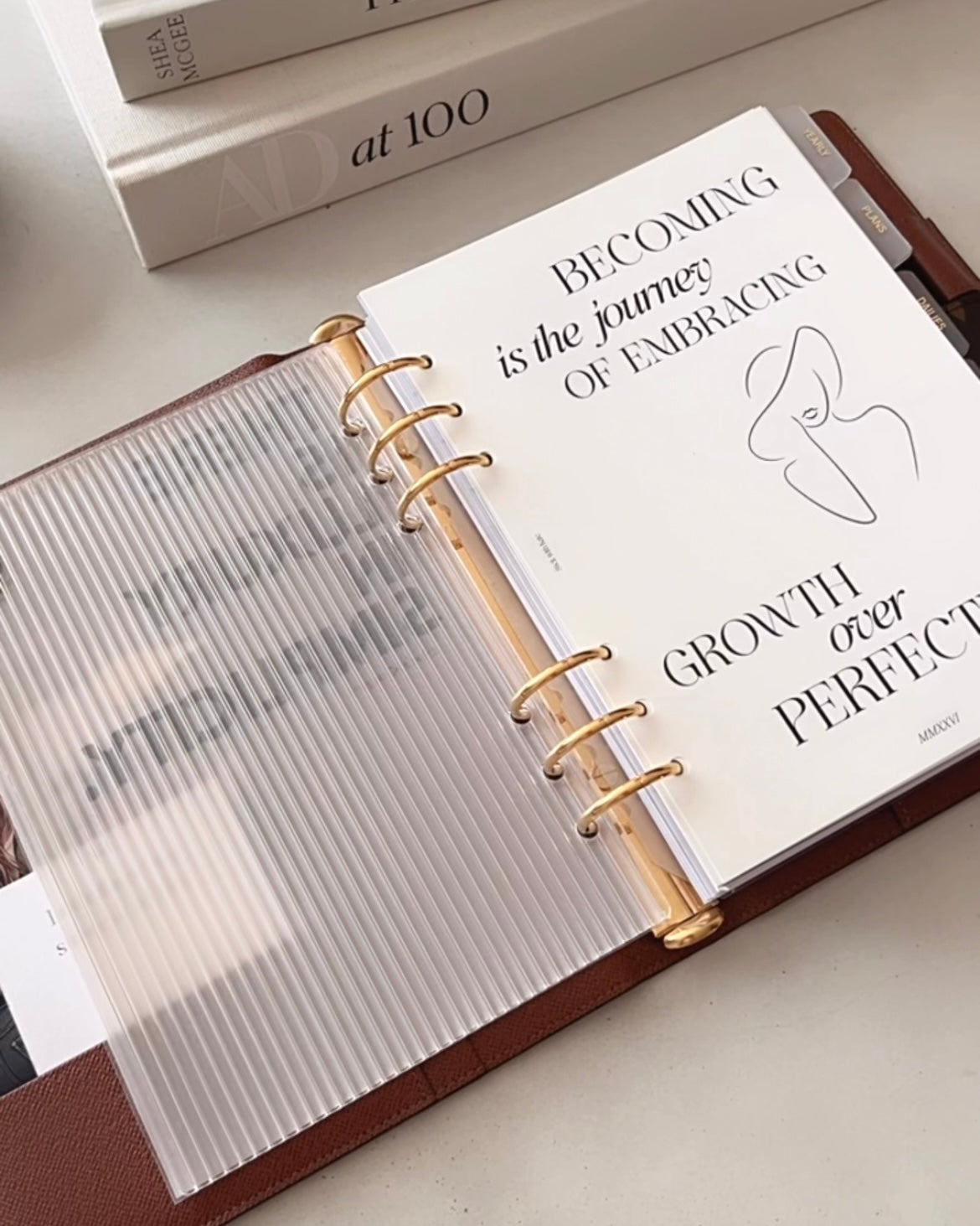 2026 Yearly Overview Planner Inserts