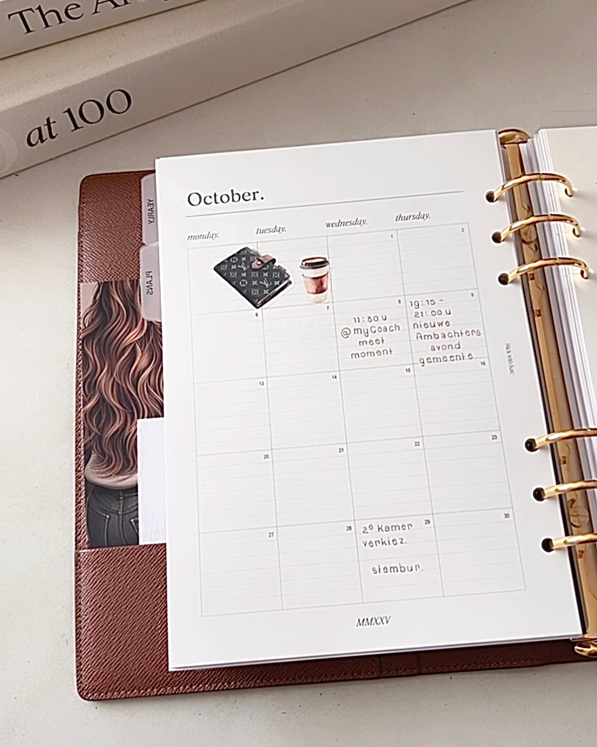 2026 Dated Monthly Planner Inserts - Lined