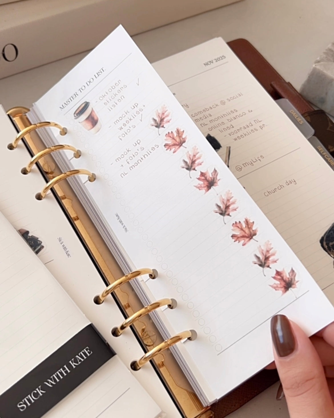 Half Page Master To Do List Inserts | Minimal Planner Refill A5 A6