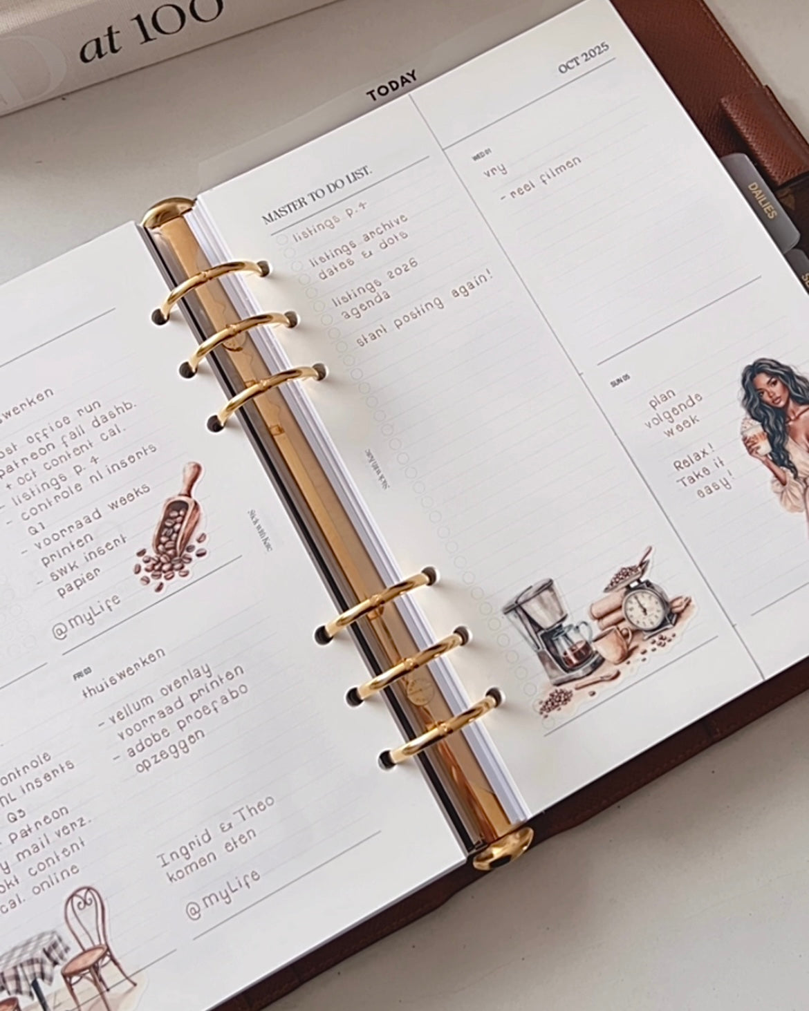 Half Page Master To Do List Inserts | Minimal Planner Refill A5 A6