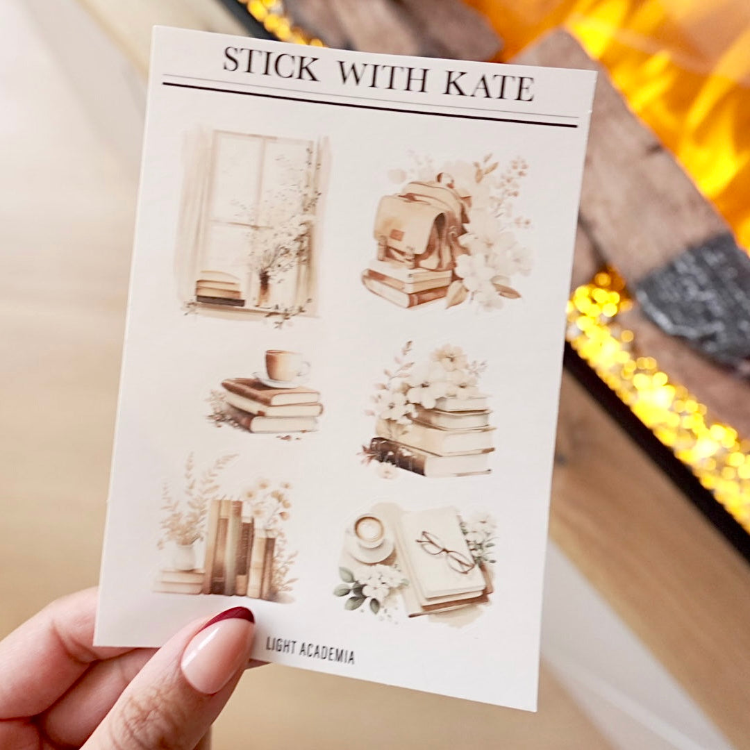 Light Academia – Scene 2.0 sticker sheet