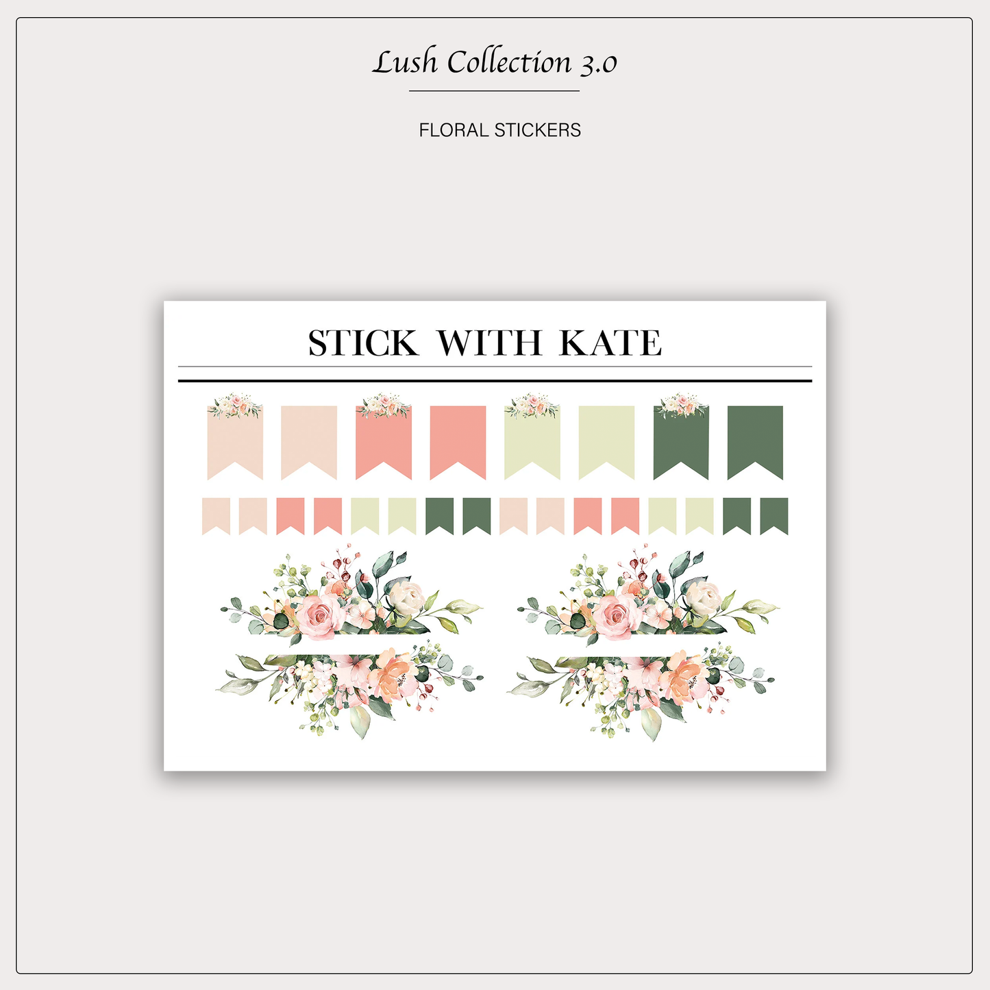 Lush Collection No 3.0 | sticker sheet
