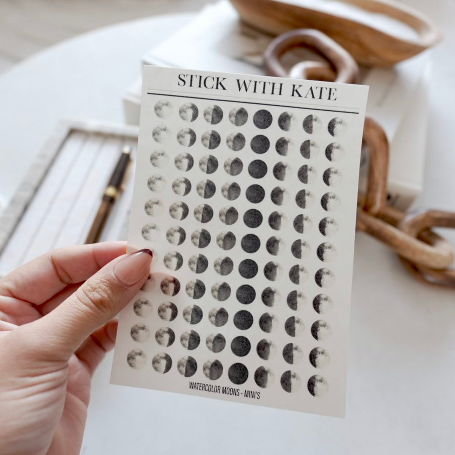 Moon Phases - Mini's sticker sheet