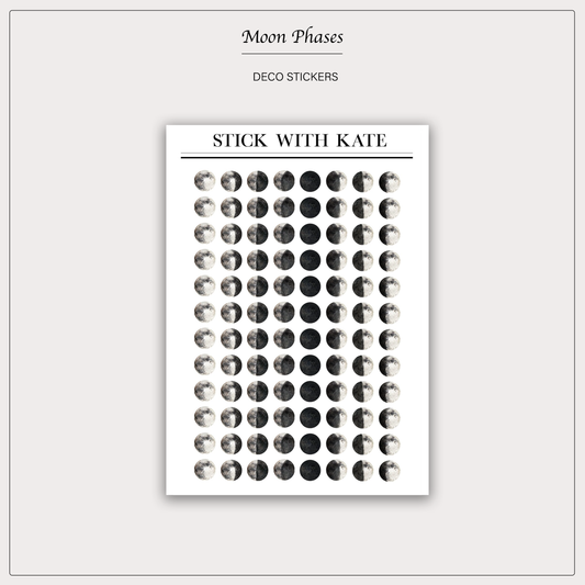 Moon Phases - Mini's sticker sheet
