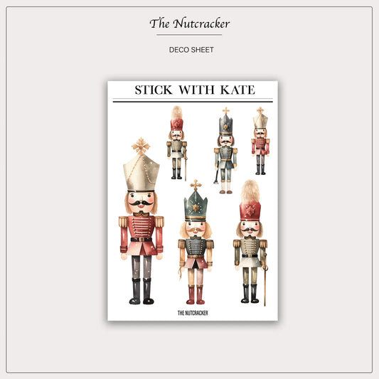 Nutcracker sticker sheet