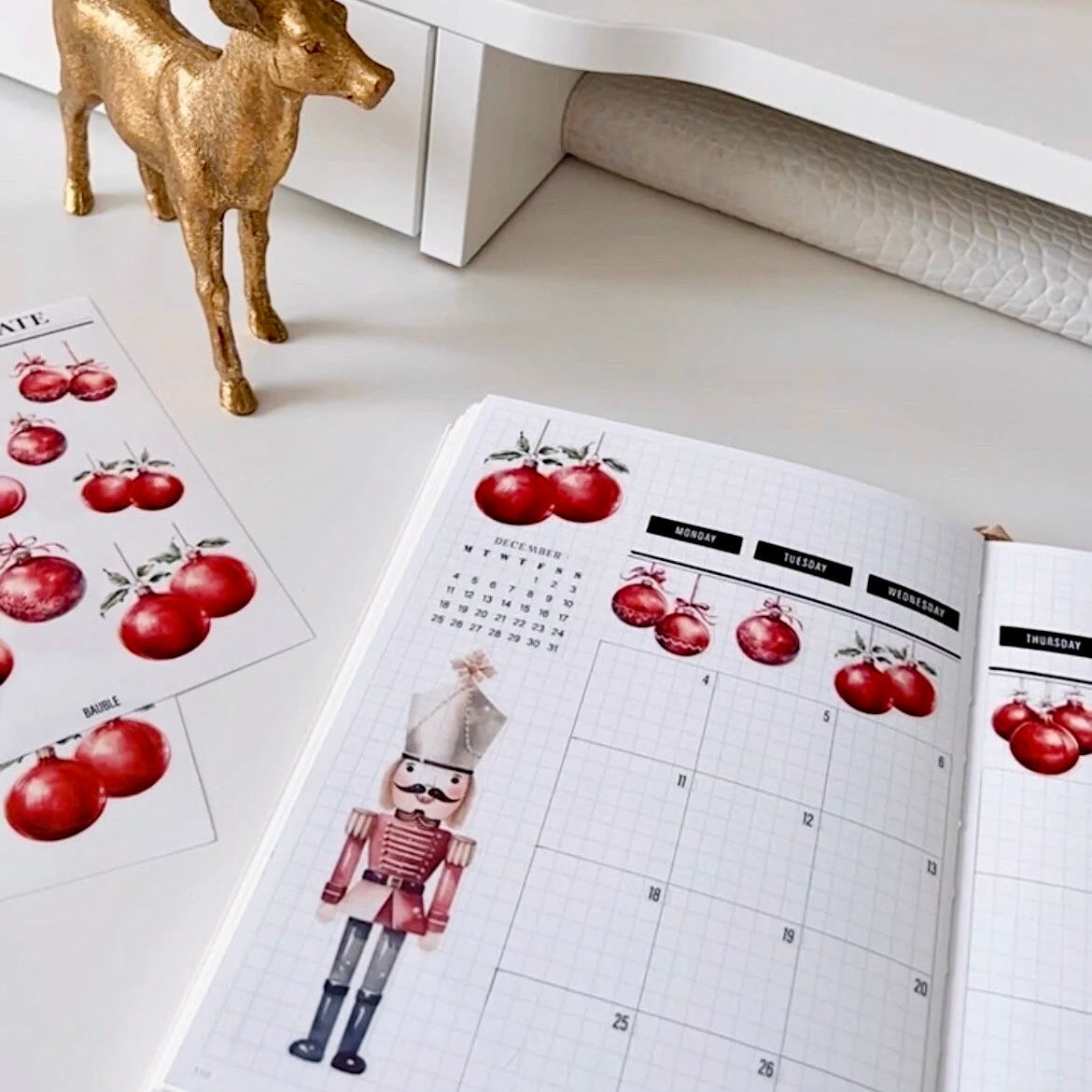 Nutcracker sticker sheet