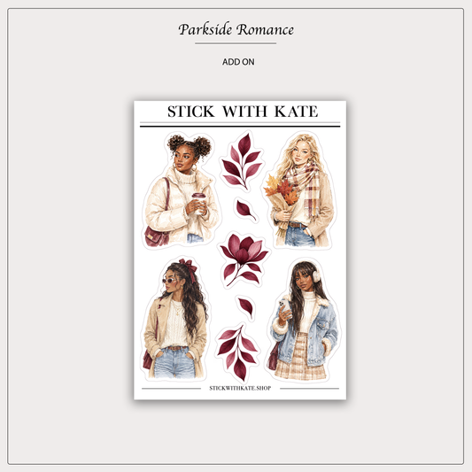 Parkside Romance add on sticker sheet