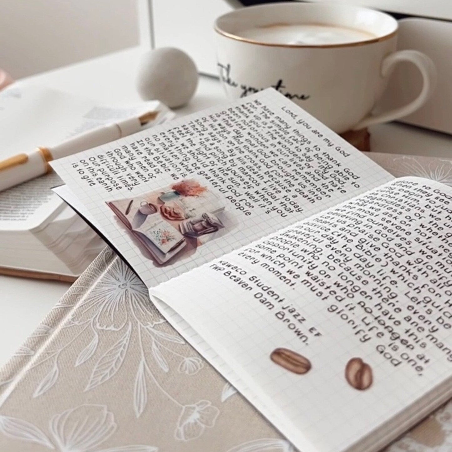 Plans & Coffee – Scene 2.0 Stickers