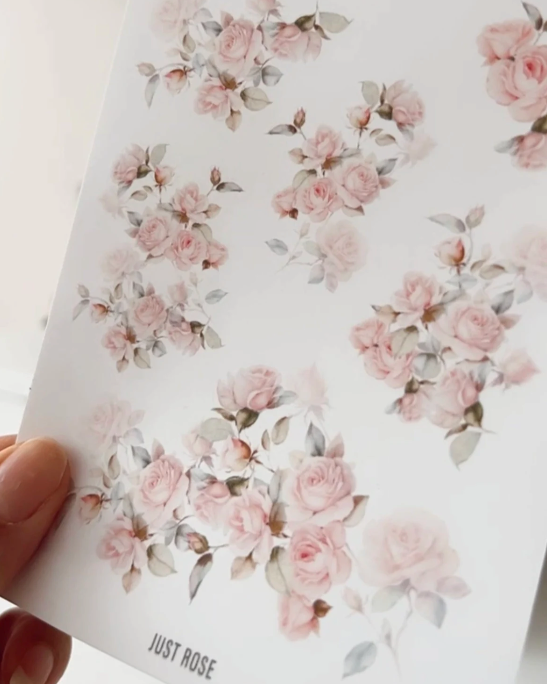 Just Rose - Elegant Botanicals | Planner Stickers