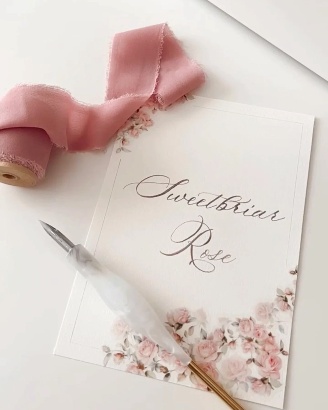 Just Rose - Elegant Botanicals | Planner Stickers