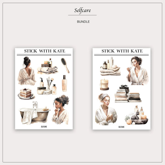 Selfcare sticker set | 2pc set