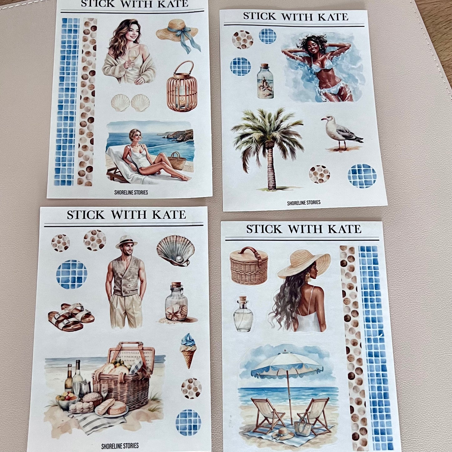 Shoreline Stories Journaling Kit | 4 Sticker Sheets