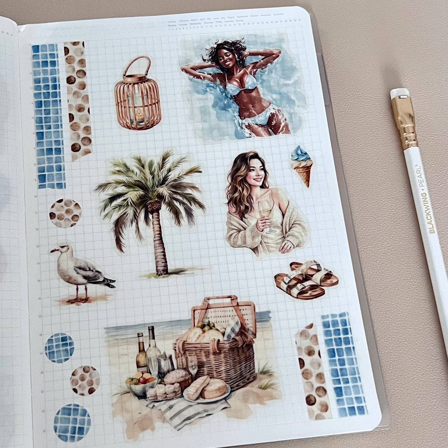 Shoreline Stories Journaling Kit | 4 Sticker Sheets