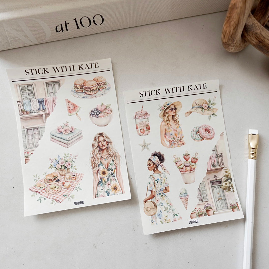 Summer – 2pc sticker set