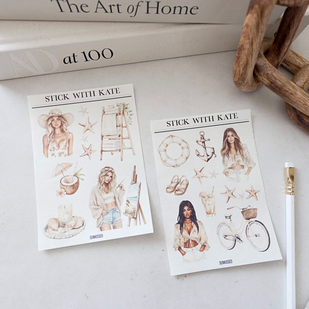 Sunkissed – 2pc sticker set