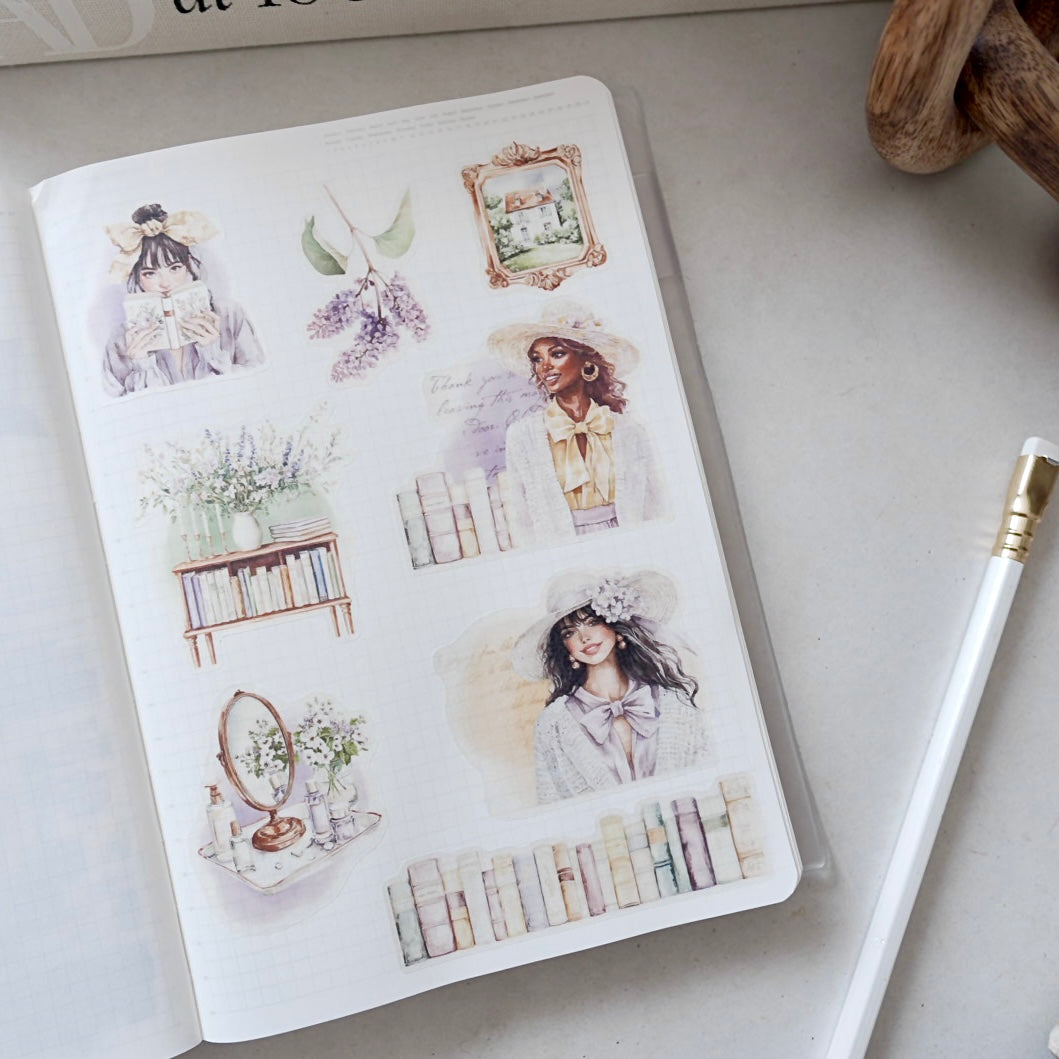 Wildflower Journaling Sticker Kit | Set of 4 Sticker Sheets