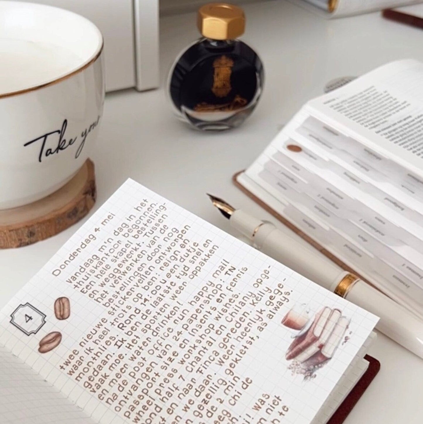 The Chronicle No. I – date frame stickers